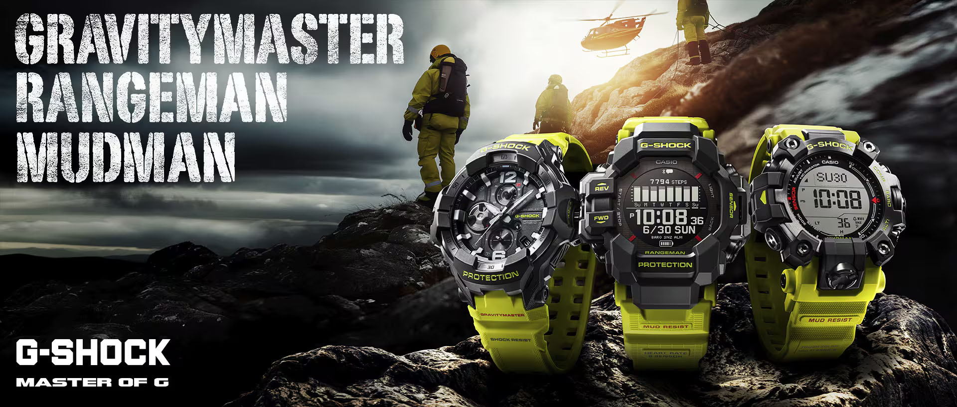 時計 CASIO G-SHOCK GW-9500MRY-1A9JF MUDMAN CASIO G-SHOCK Mudman GW-9500 -1ER