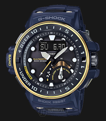 Casio G-Shock GULFMASTER GWN-Q1000NV-2A GWN-Q1000NV-2AJF Blue 
