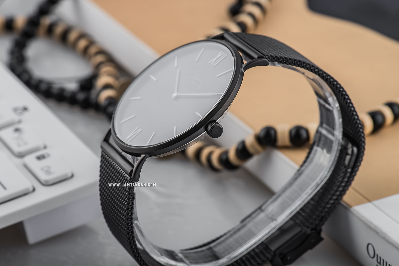 Jonas Verus R40.10.BBBB Minimalist Collection Man Black Dial Black Stainless Steel Machtwatch