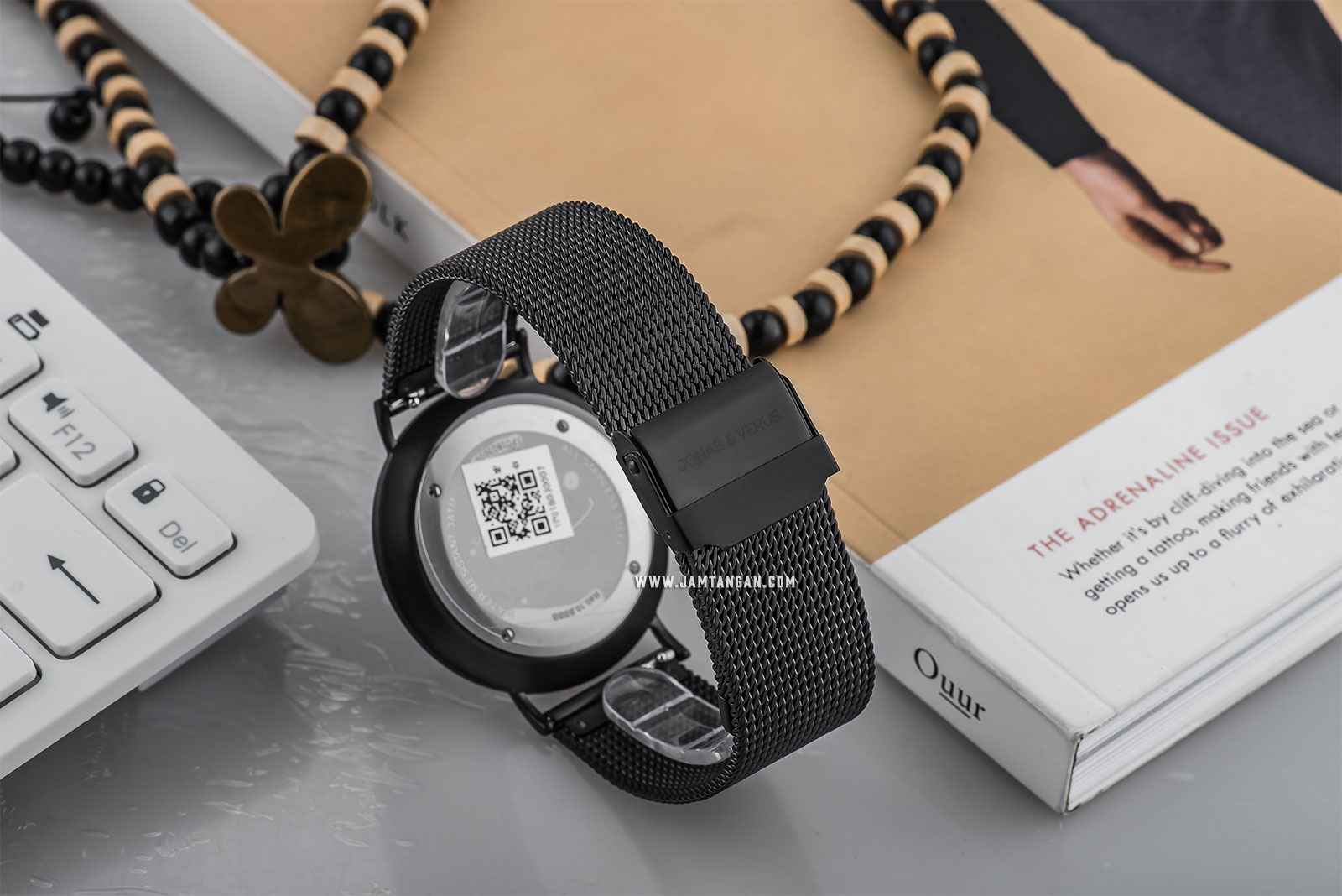 Jonas Verus R40.10.BBBB Minimalist Collection Man Black Dial Black Stainless Steel Machtwatch