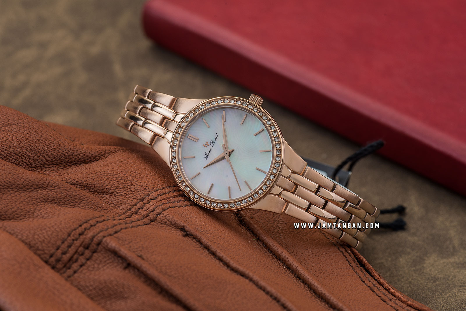Lucien Piccard Jayne LP-28020-RG-22MOP Mother of Pearl Dial Rose Gold Stainless Steel Strap Machtwatch