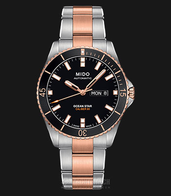 mido ocean star two tone