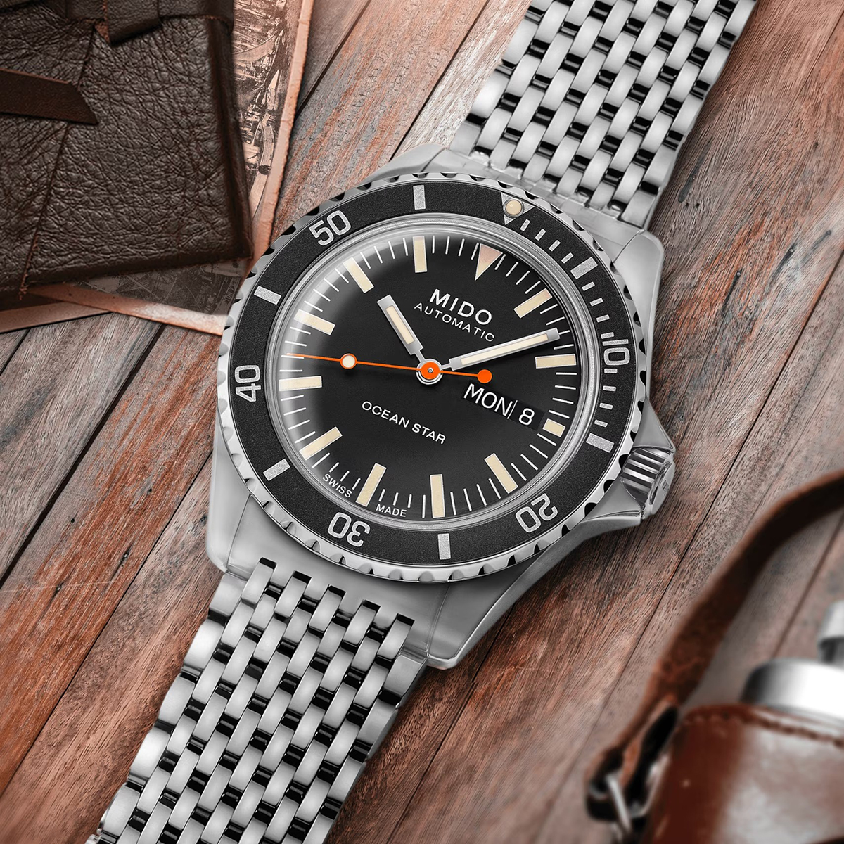 Mido M026.830.11.051.00 Ocean Star Tribute 75th Anniversary Black Dial St. Steel Special Edition Machtwatch