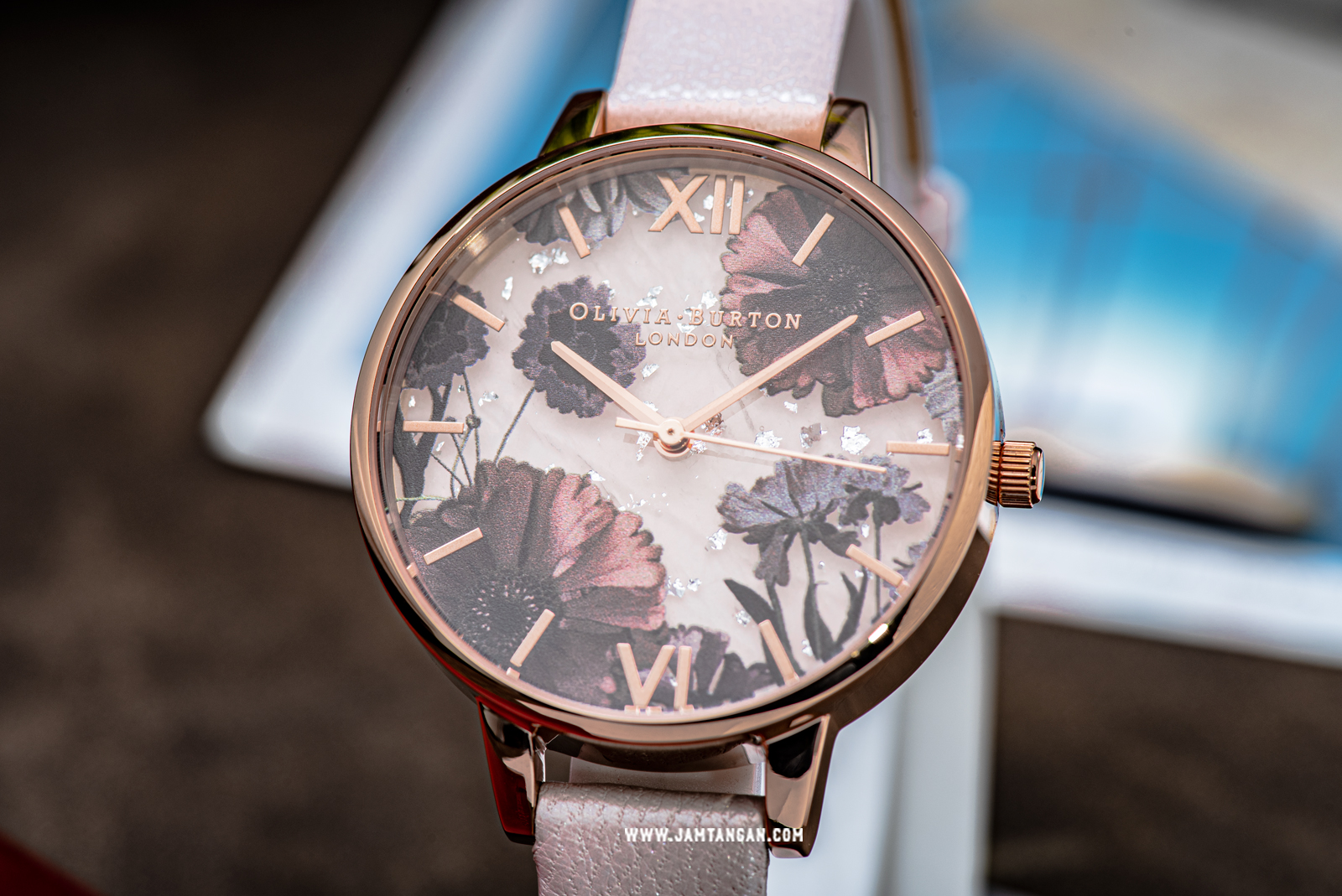 Olivia Burton Celestial OB16SP15 Multicolour Dial Pink Leather Strap Machtwatch