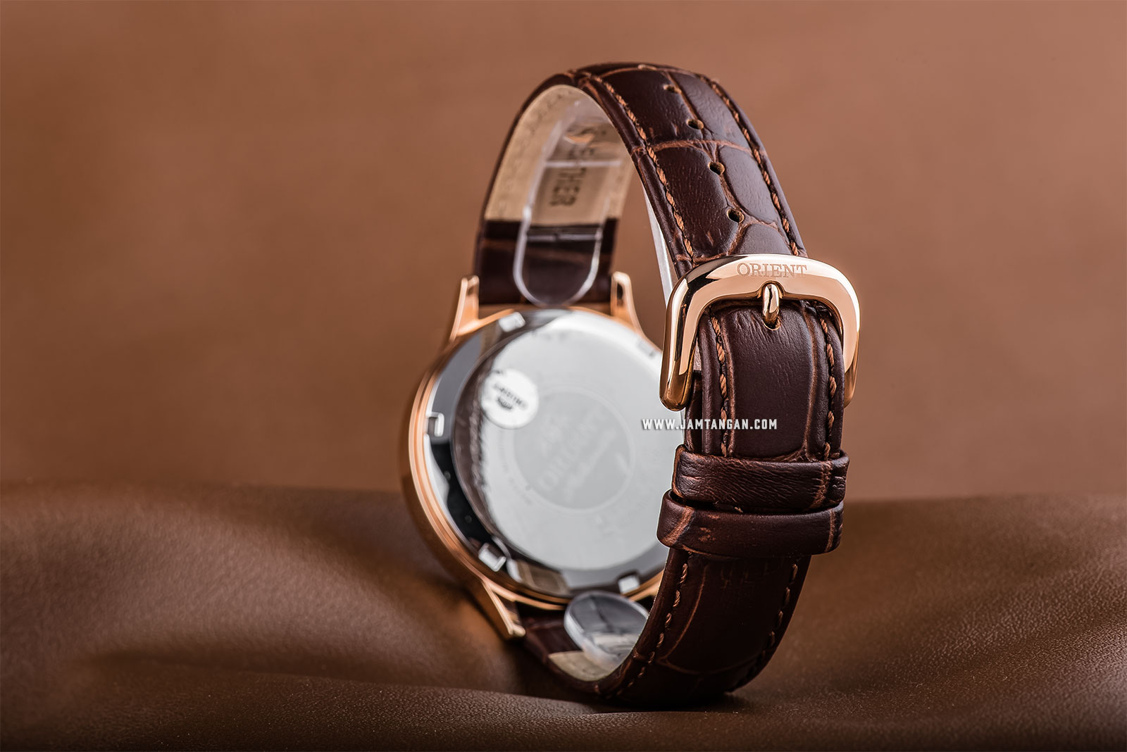 Orient FAC07001T Elegance Automatic Ladies Brown Dial Brown Leather Strap Machtwatch