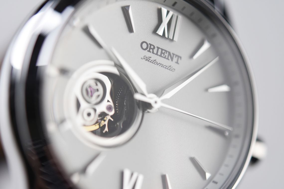 Orient FDB0A005W Oriental Table Elegant Series Small Hollow Skeleton Dial Leather Strap Machtwatch