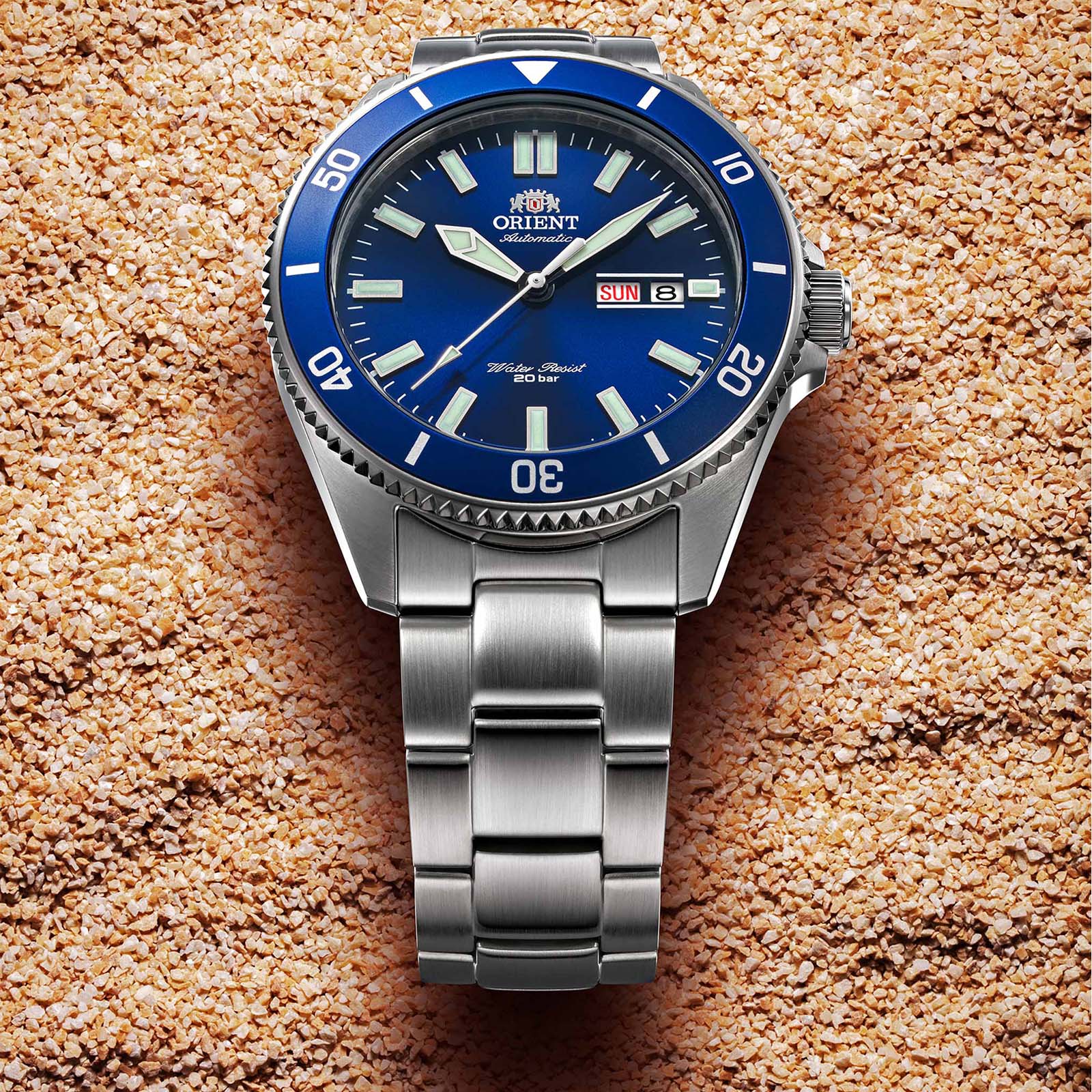 Orient RA-AA0009L Mako III Automatic Divers Blue Dial Stainless Steel Machtwatch
