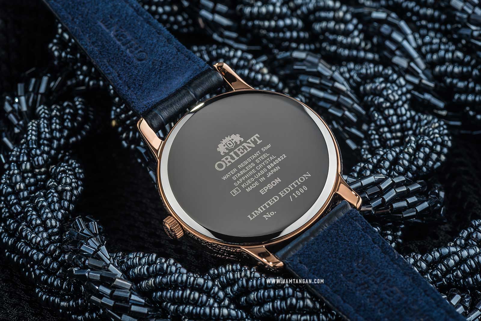 Orient RA-KA0007L Limited Edition 1000pcs Sun & Moon Blue Dial Blue Leather Strap Machtwatch