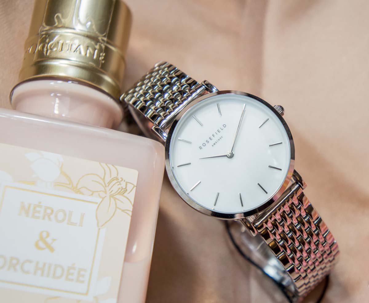 Rosefield Upper East Side UEWSU22 Ladies Mother of Pearl Dial Silver