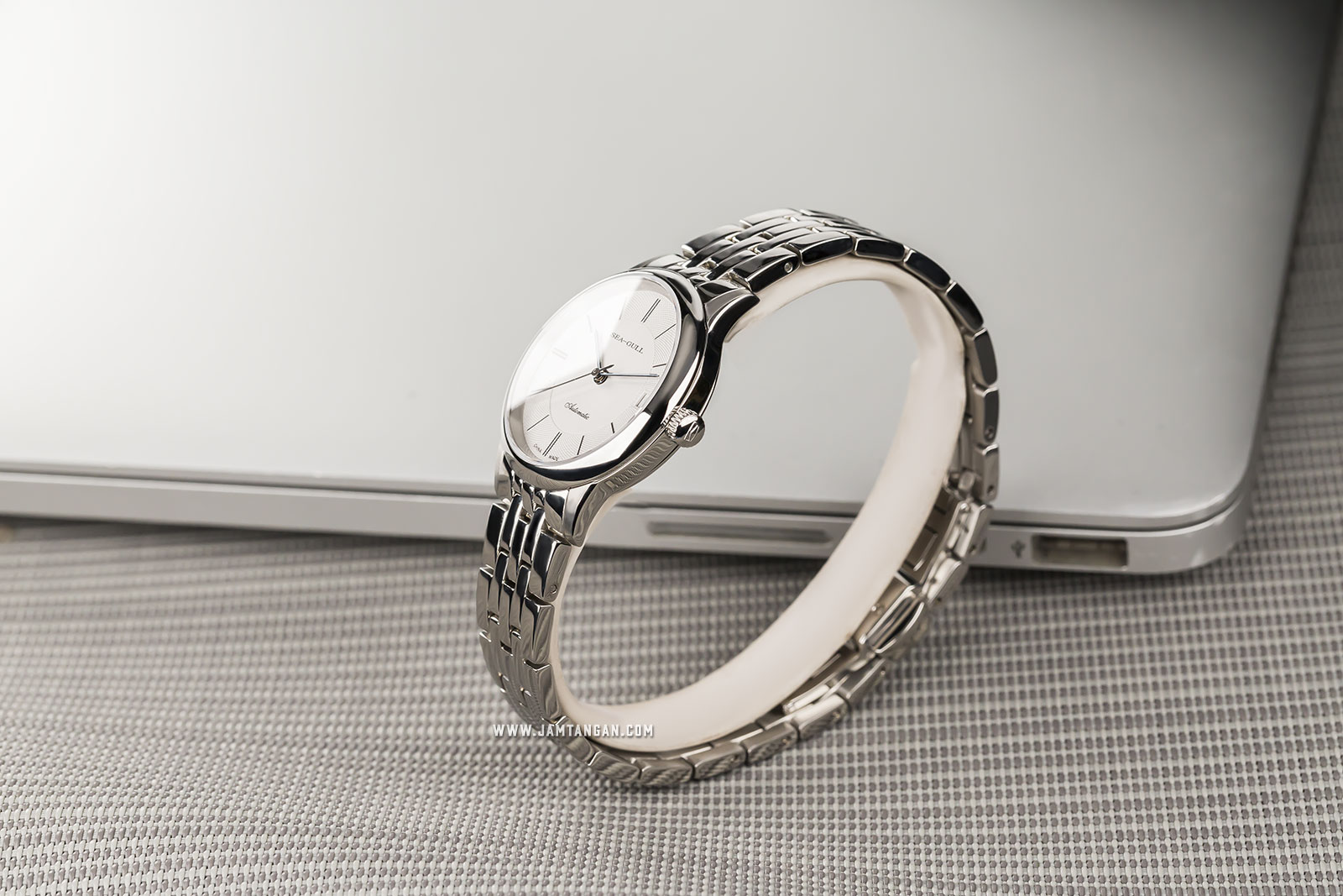 Seagull 816.364L-WH Classic Automatic Mechanical Ladies White Dial Stainless Steel Machtwatch