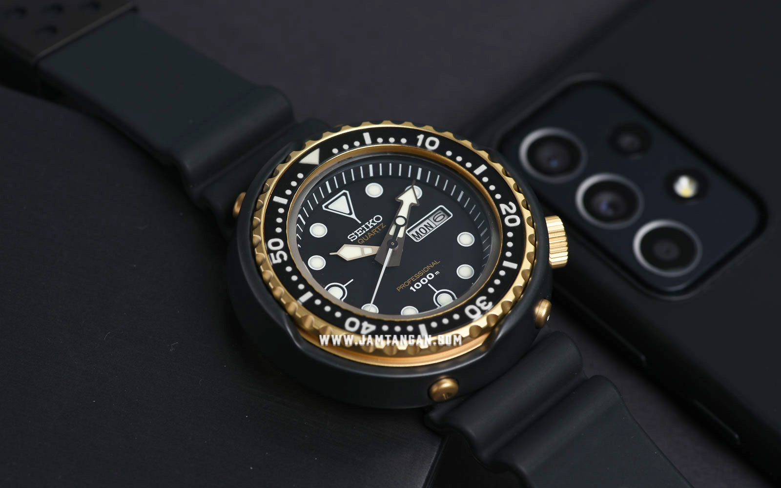 Seiko Prospex Sea Baselworld 2018 S23626J1 Black Dial 1000M Water Resistance Black Rubber Strap Machtwatch