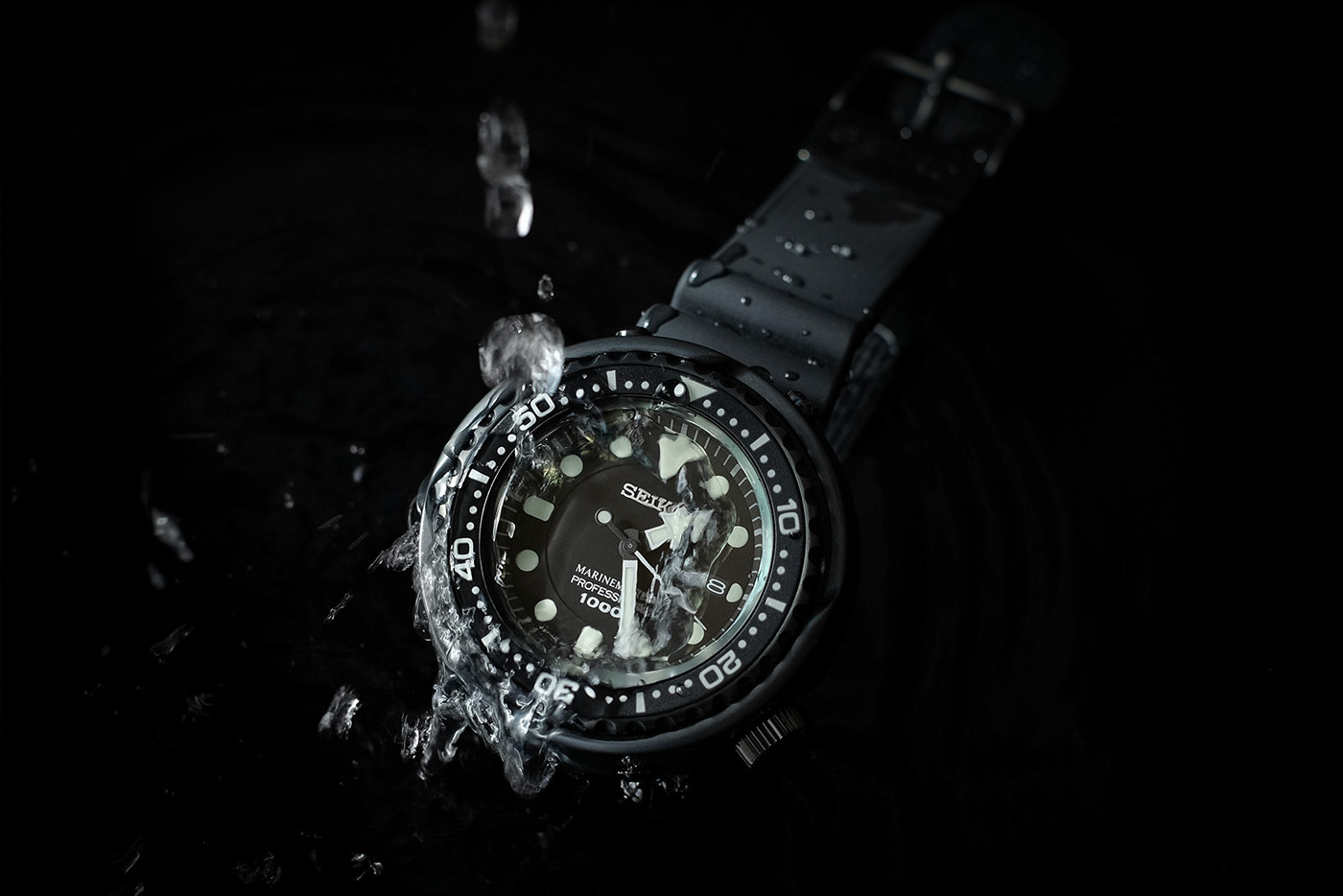 Seiko Prospex SBBN025 Darth Tuna Marinemaster Professional 1000M Divers Quartz Machtwatch