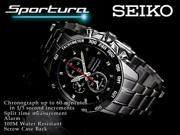 Seiko Sportura Chronograph SNAE69P1 Machtwatch