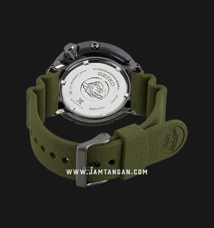 Seiko Prospex SNE543P1 Tuna Street Series Baselworld 2019 Solar Divers 200M  Green Olive Rubber Strap | Jamtangan.com