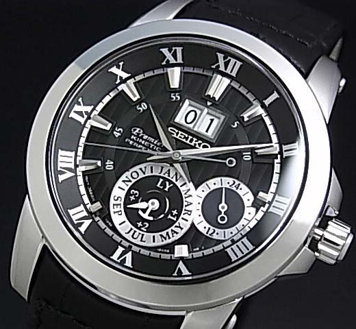Seiko Premier SNP093P2 Kinetic Perpetual Calendar Machtwatch