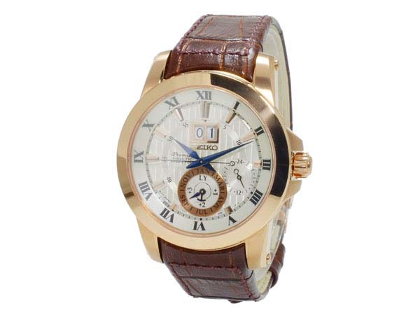 Seiko Premier SNP096P1 Kinetic Perpetual Calendar Machtwatch
