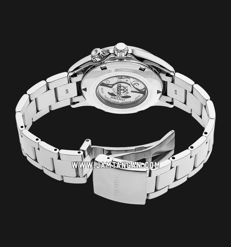 Seiko Prospex SPB117J1 Alpinist Black Dial Stainless Steel Strap |  Jamtangan.com