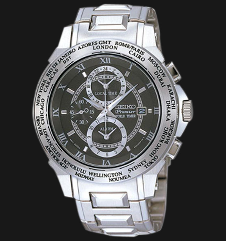 seiko premier world timer