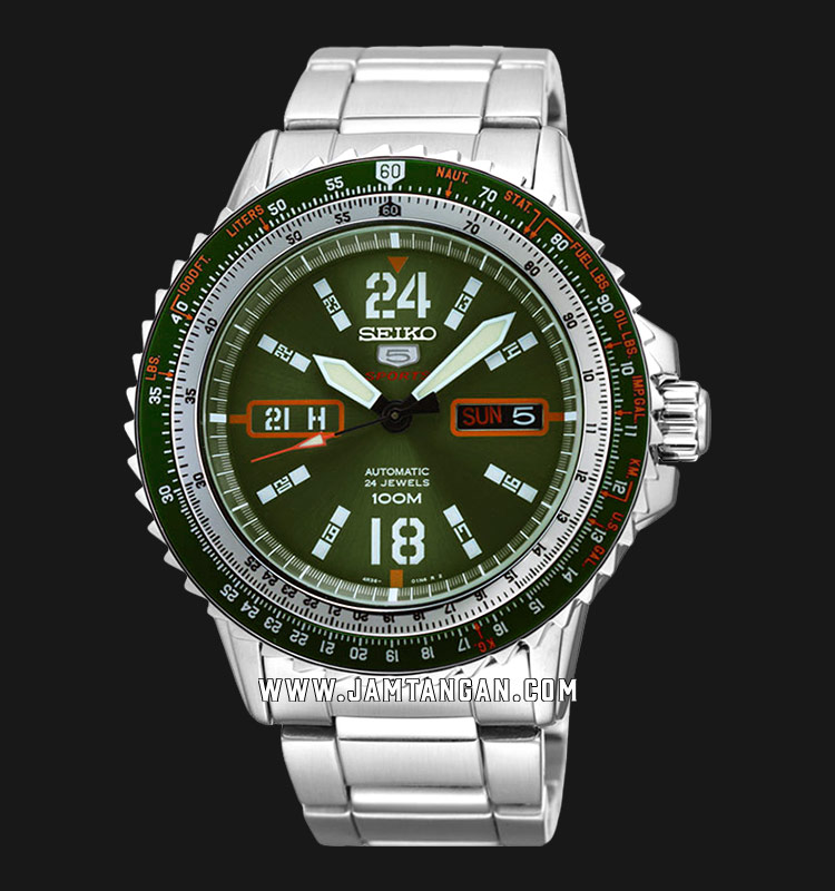 seiko series 5 green