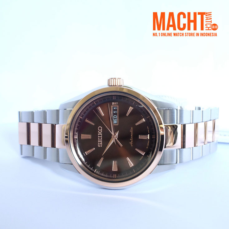 Seiko Presage SRP536J1 Men Automatic Sapphire Crystal Stainless Steel Machtwatch