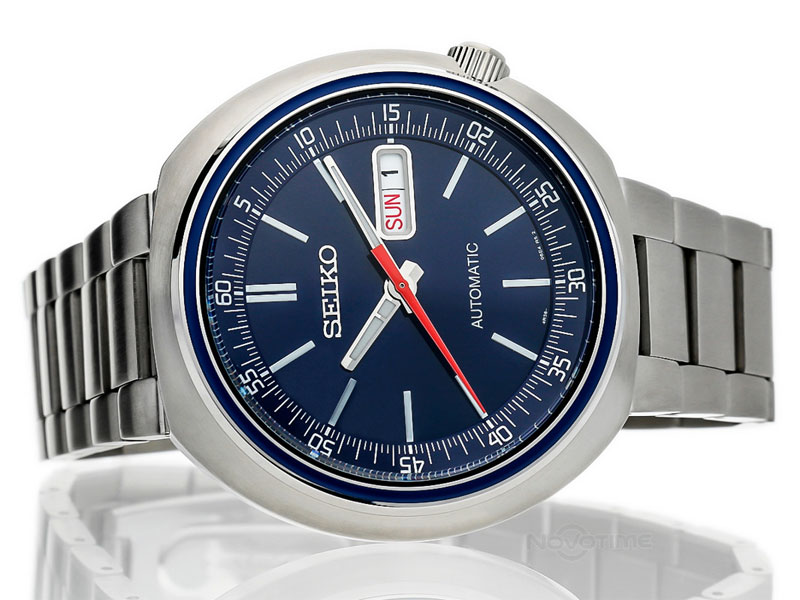 Seiko Recraft SRPC09K1 Men Blue Dial Stainless Steel Strap Machtwatch