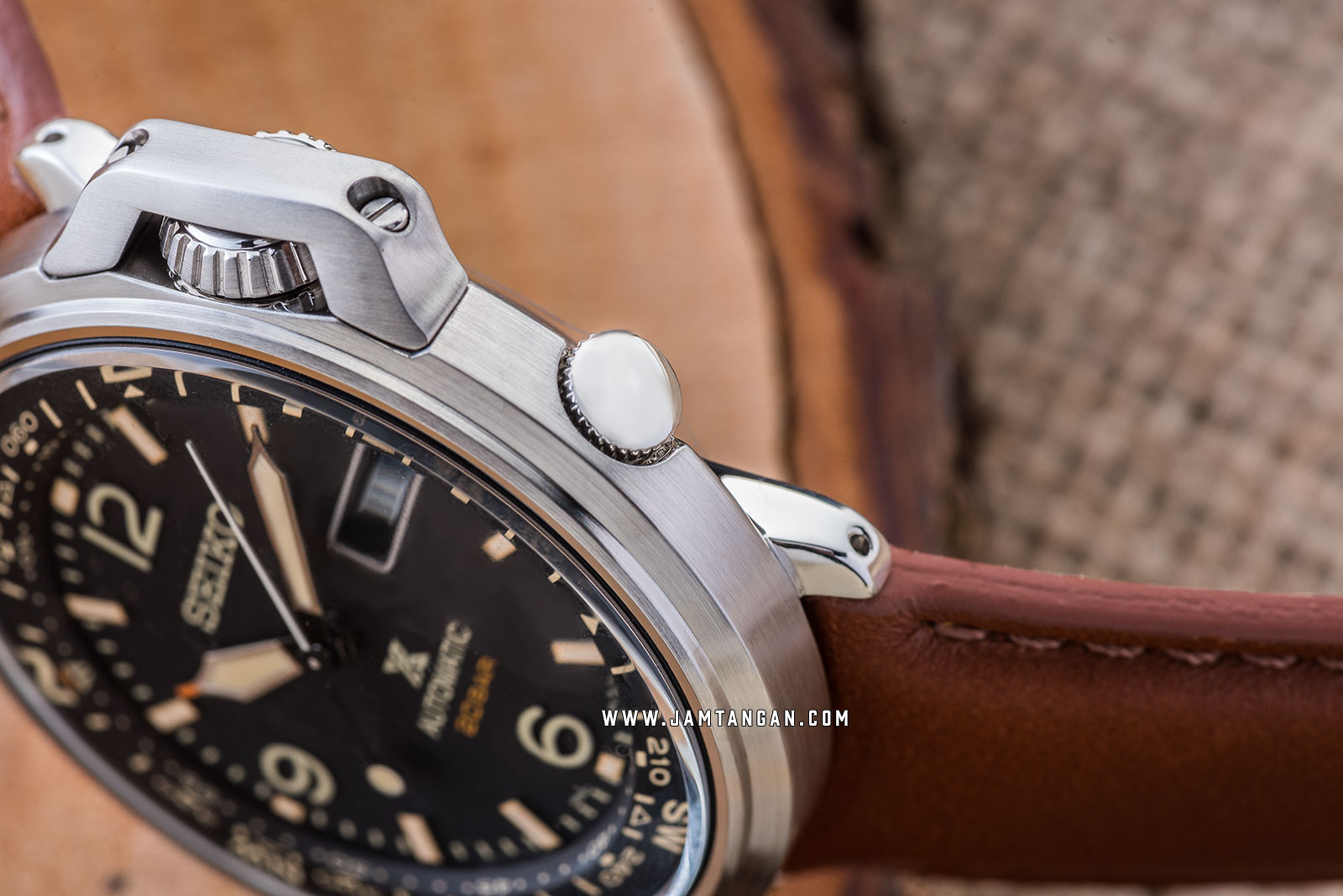 Seiko Prospex SRPD31K1 Automatic 200M Water Resistance Tan Leather Strap Machtwatch