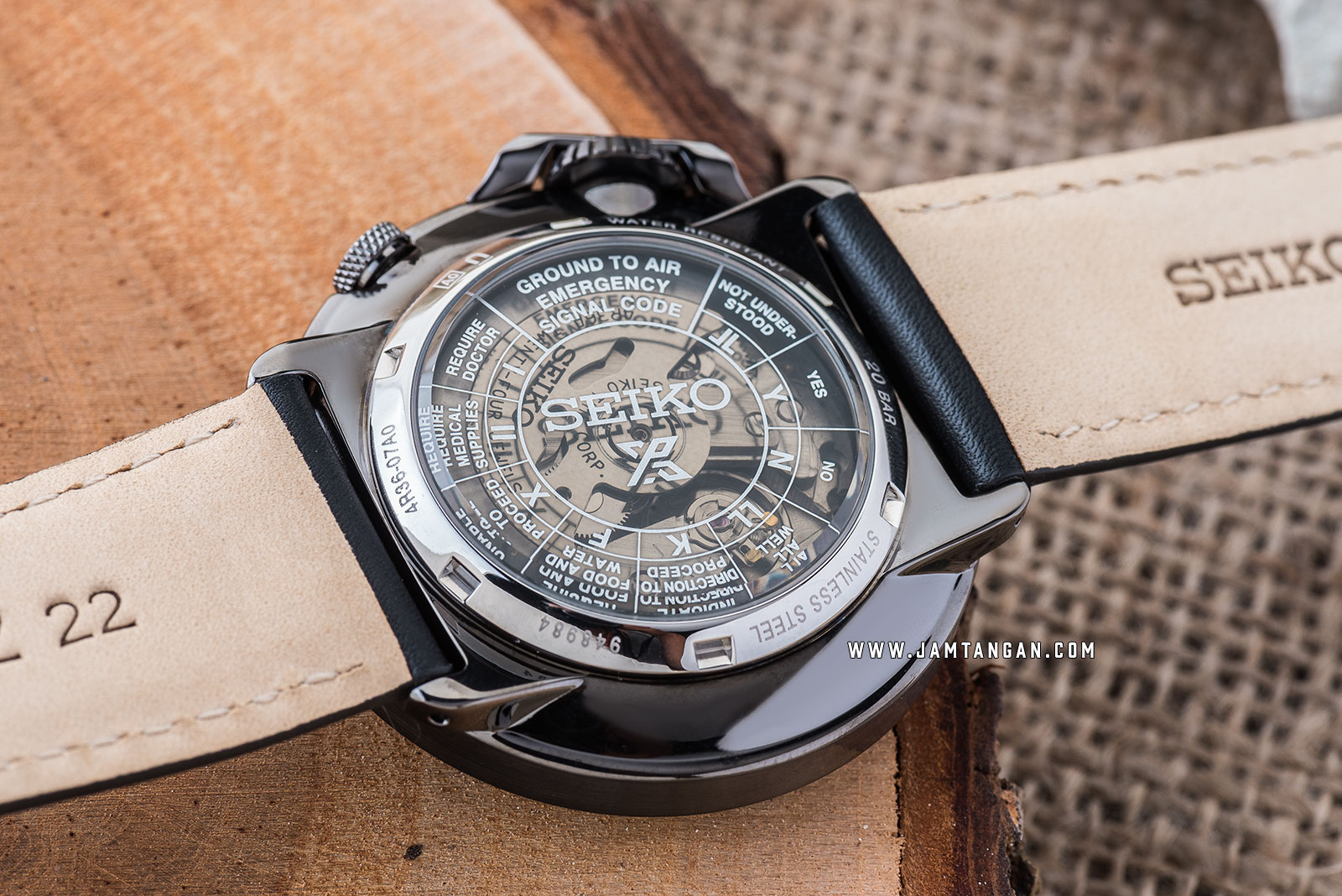 Seiko Prospex SRPD35K1 Automatic 200M Water Resistance Black Leather Strap Machtwatch