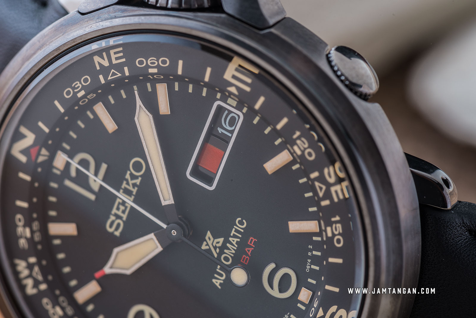 Seiko Prospex SRPD35K1 Automatic 200M Water Resistance Black Leather Strap Machtwatch