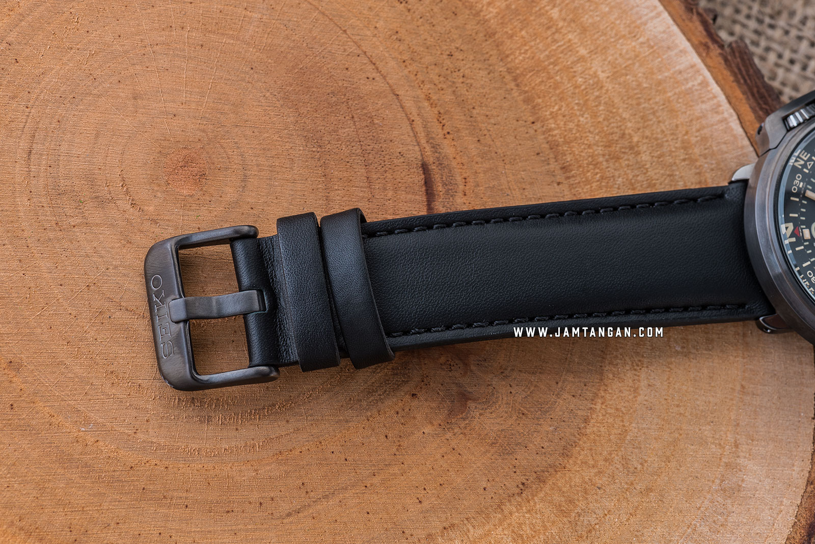 Seiko Prospex SRPD35K1 Automatic 200M Water Resistance Black Leather Strap Machtwatch