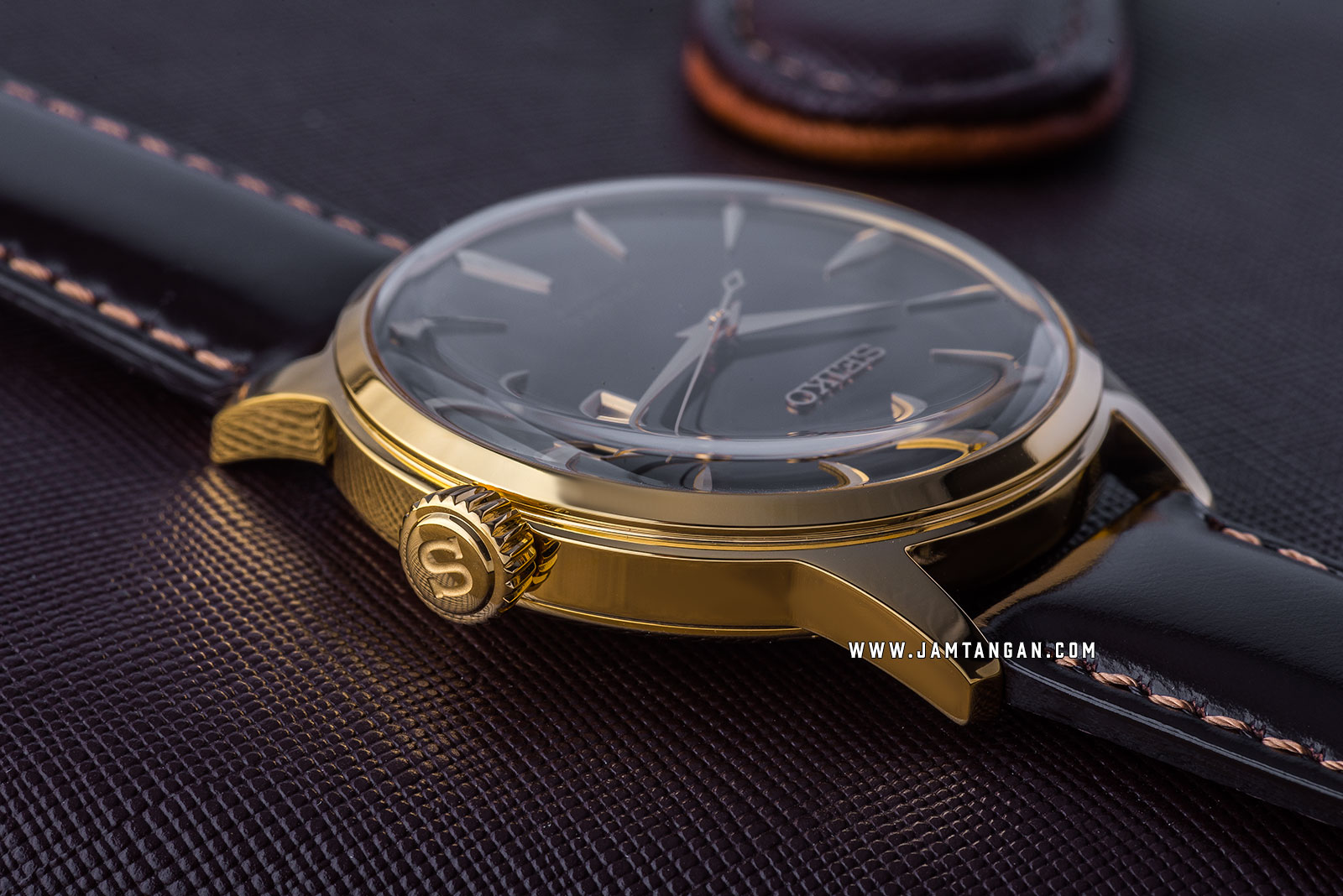 Seiko Presage SRPD36J1 Cocktail Limited Edition Automatic Brown Dial Brown Leather Strap Machtwatch