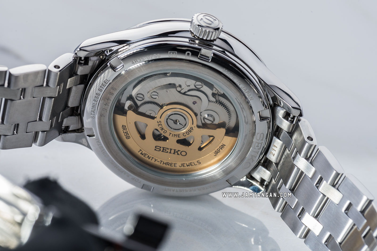 Seiko Presage SRPD41J1 Zen Garden Automatic Blue Dial Stainless Steel Strap Machtwatch