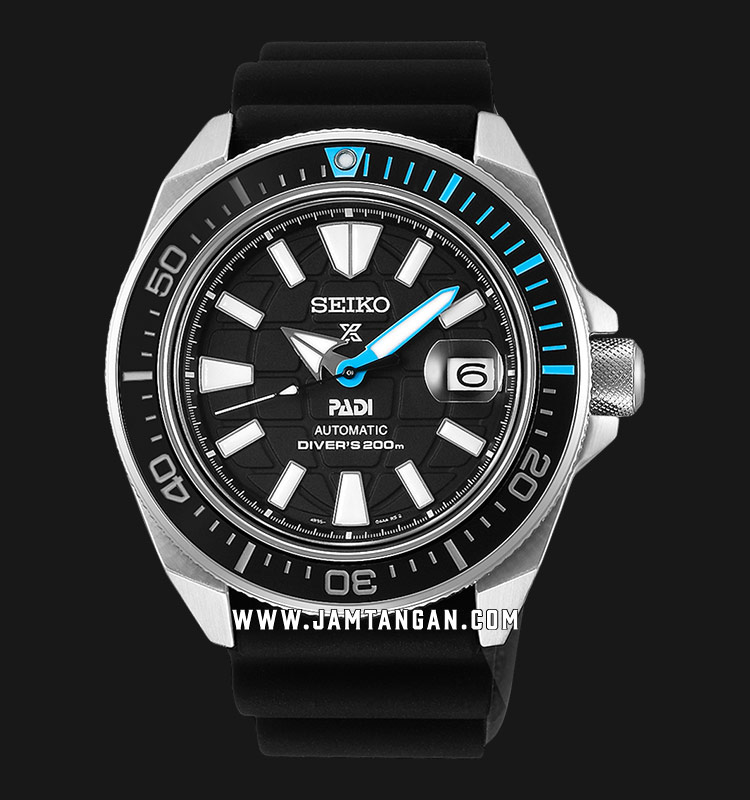 Seiko Prospex King Samurai PADI SRPG21K1 Automatic Divers 200 Black Rubber  Strap Special Edition | Jamtangan.com