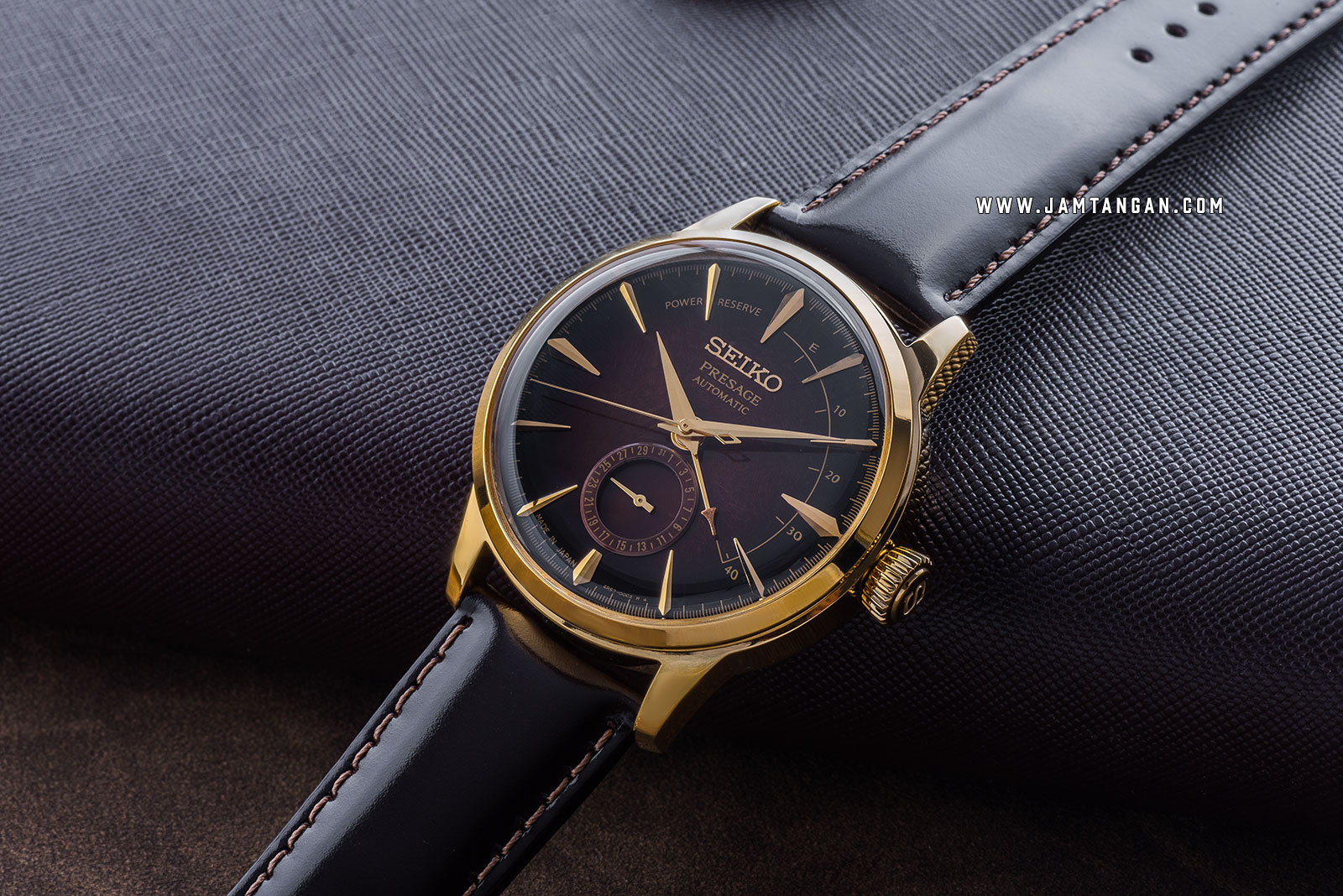 Seiko Presage SSA392J1 Cocktail Limited Edition Automatic Brown Dial Brown Leather Strap Machtwatch