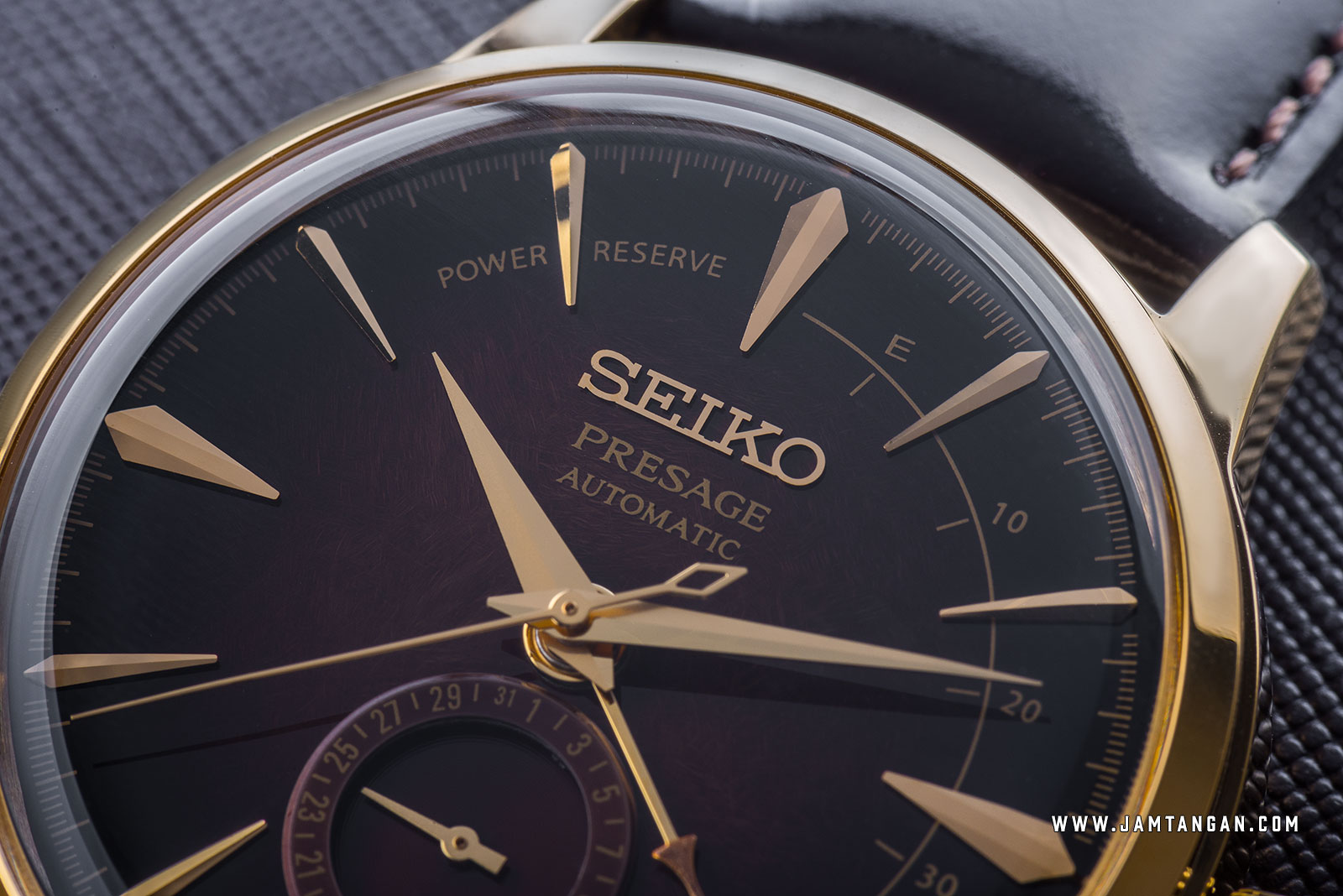 Seiko Presage SSA392J1 Cocktail Limited Edition Automatic Brown Dial Brown Leather Strap Machtwatch