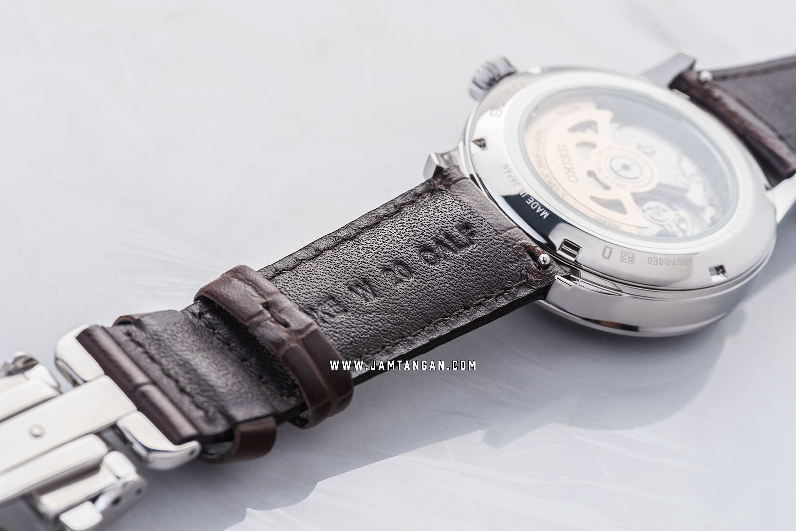 Seiko Presage SSA393J1 Cocktail Black Cat Martini Automatic Brown Dial Brown Leather Strap Machtwatch