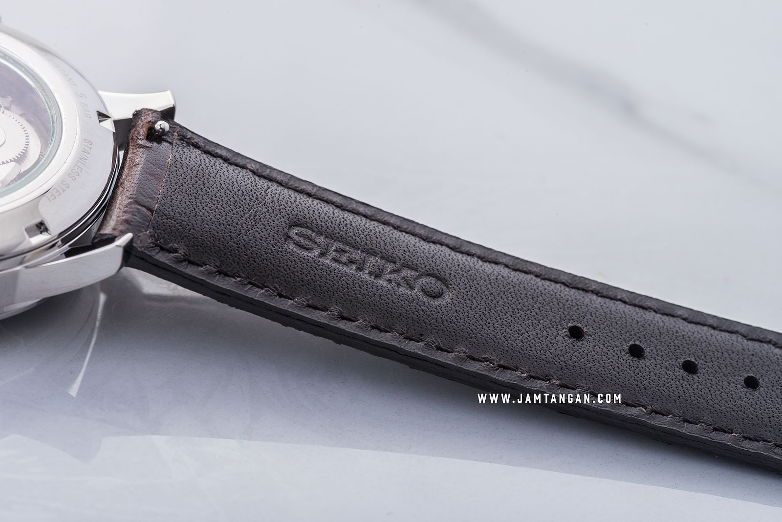 Seiko Presage SSA393J1 Cocktail Black Cat Martini Automatic Brown Dial Brown Leather Strap Machtwatch