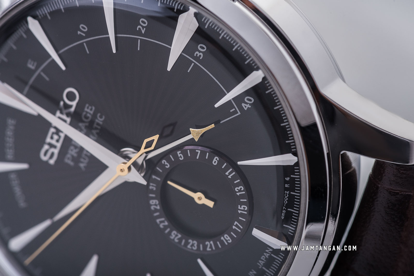 Seiko Presage SSA393J1 Cocktail Black Cat Martini Automatic Brown Dial Brown Leather Strap Machtwatch