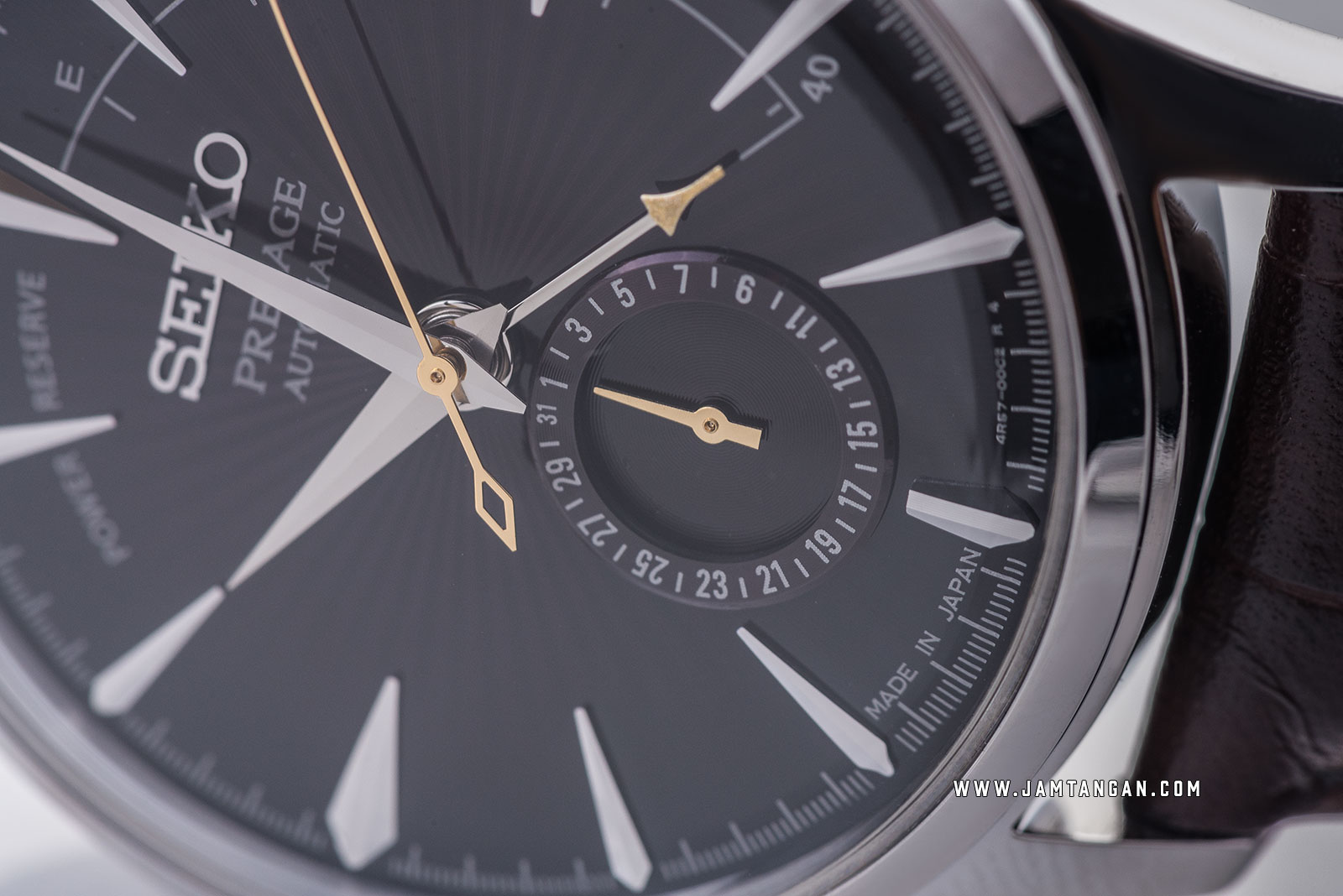 Seiko Presage SSA393J1 Cocktail Black Cat Martini Automatic Brown Dial Brown Leather Strap Machtwatch