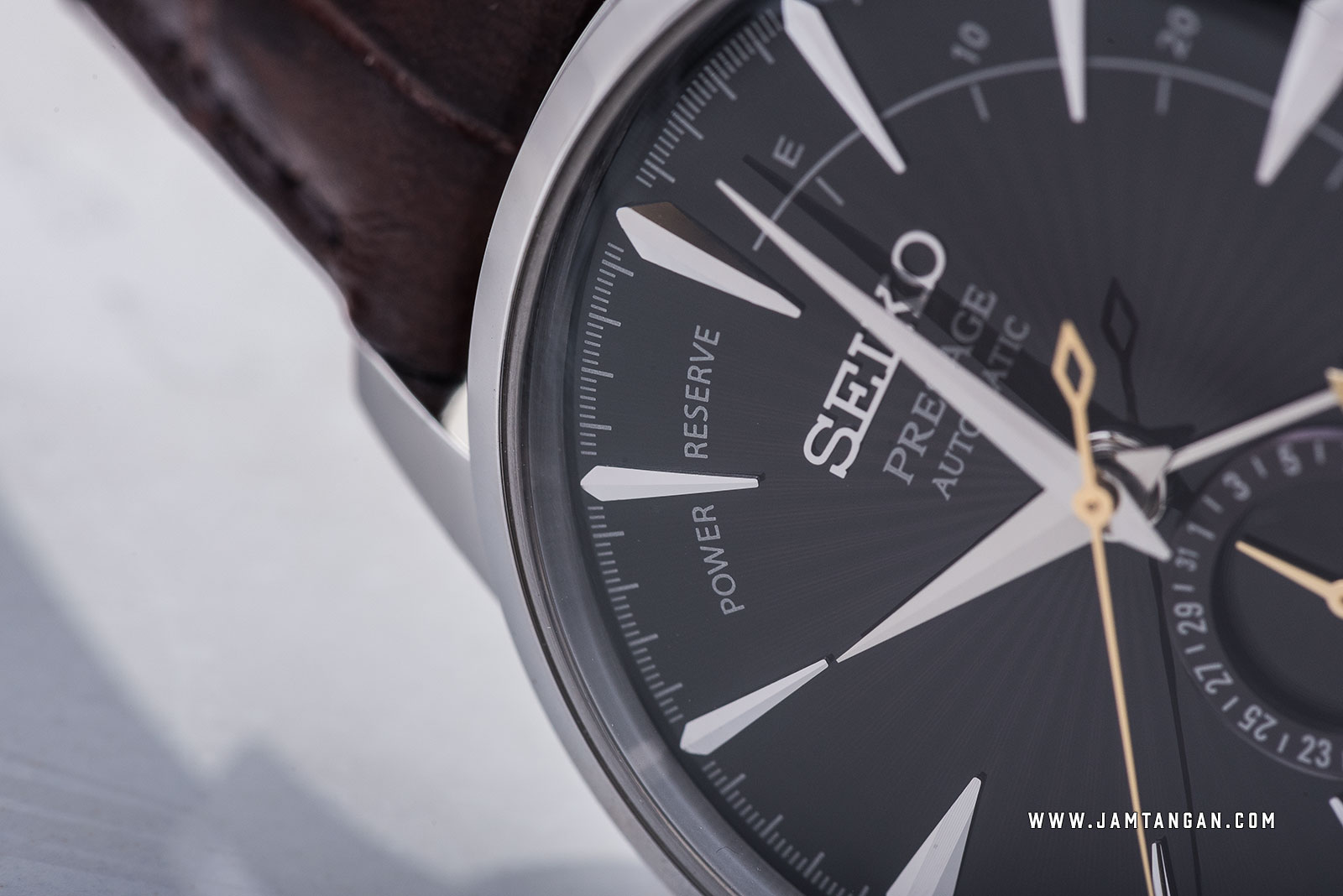 Seiko Presage SSA393J1 Cocktail Black Cat Martini Automatic Brown Dial Brown Leather Strap Machtwatch