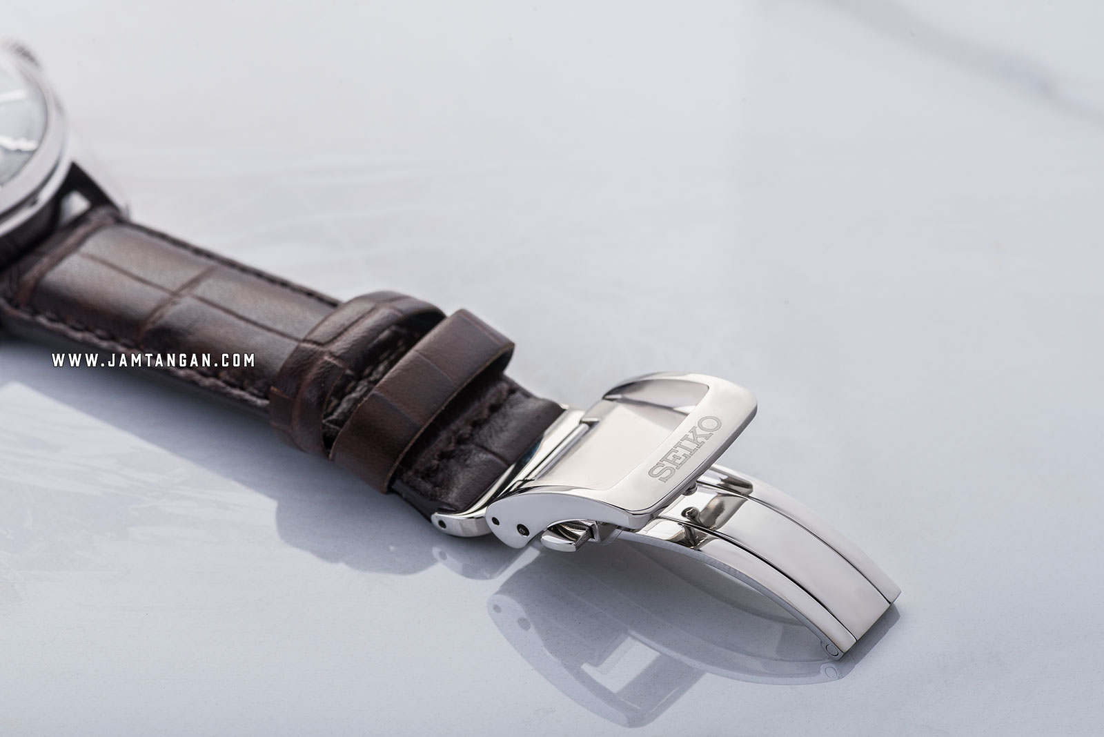 Seiko Presage SSA393J1 Cocktail Black Cat Martini Automatic Brown Dial Brown Leather Strap Machtwatch