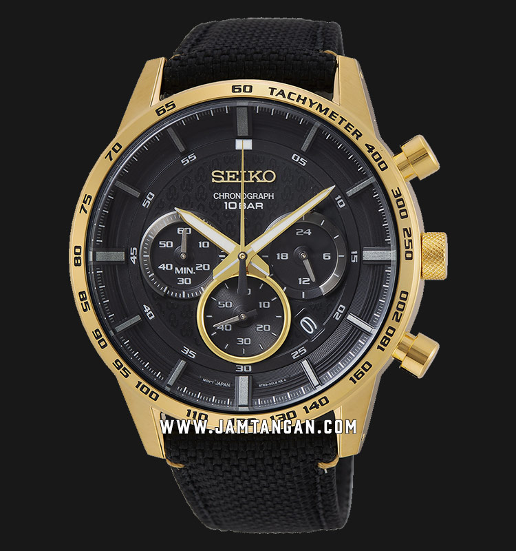 Seiko Discover More SSB364P1 Special Edition 50th Anniversary Black Dial  Black Nylon Strap | Jamtangan.com