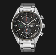 Seiko SSC803P1 Orologio Uomo Solare – Cronografo Con Tachimetro E Bracciale In Acciaio