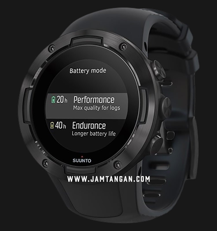 Suunto 5 All Black SS050299000 Digital Dial Black Rubber Straps |  Jamtangan.com