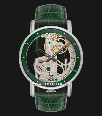 Orologio Automatico Uomo Thomas Earnshaw Fowler ES-8225 - Quadrante Scheletrato 43 Mm Cinturino Pelle