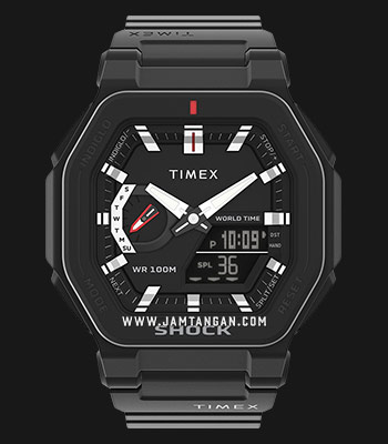 Timex Command TW2V35600 Encounter Digital Analog Black Dial Black 