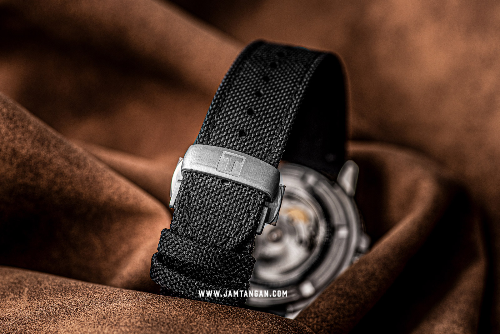 TISSOT Seastar 1000 Powermatic 80 T120.407.17.051.00 Black Dial Black Fabric Strap Machtwatch